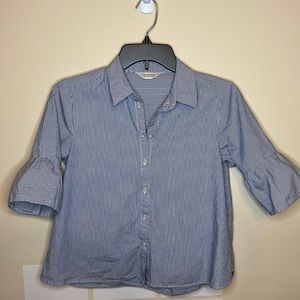 Scotch & Soda Blue Striped Blouse